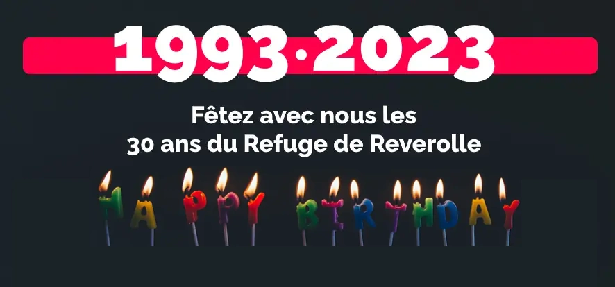 Image présentation article pour les 30 ans du refuge de reverolle